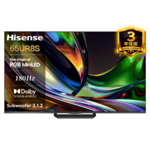 Hisense海信 65吋 RGB MiniLED 4K 智慧顯示器 65UR8S